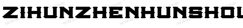 zihunzhenhunshoushu Regula字体转换
